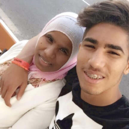 Saida Mouh is extremely close to her son Achraf Hakimi.
